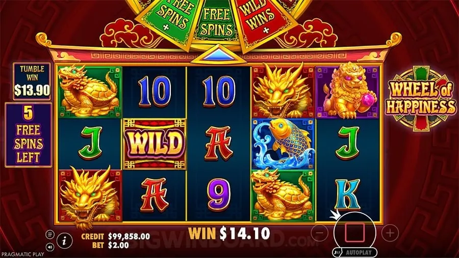Celebration of a massive jackpot win on a slot machine